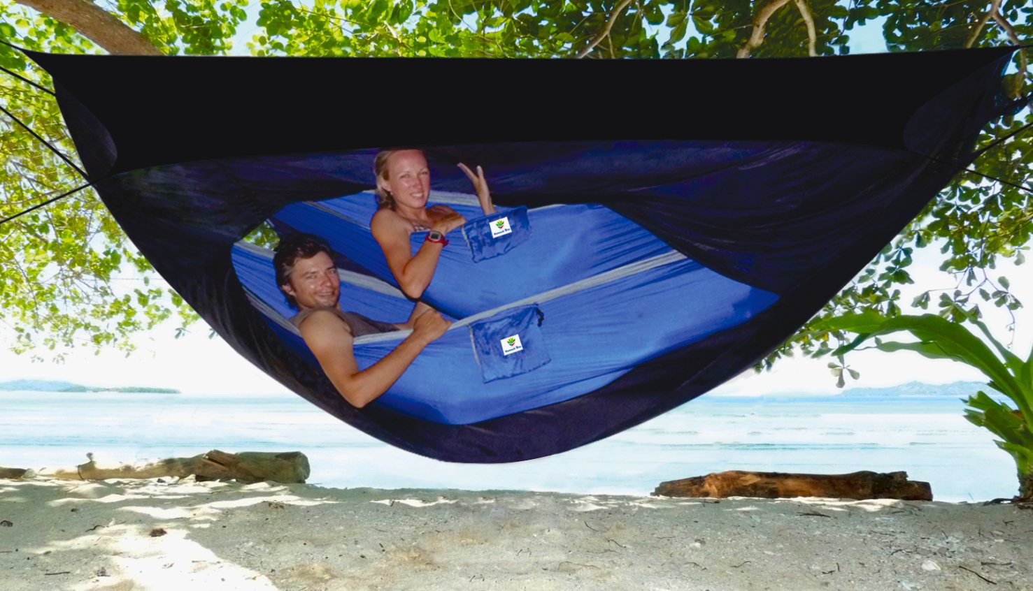 Hammock Bliss Sky Tent 2 - A Revolutionary 2 Person Hammock Tent - Waterproof And Bug Proof Hanging Tent Provides Spacious And C