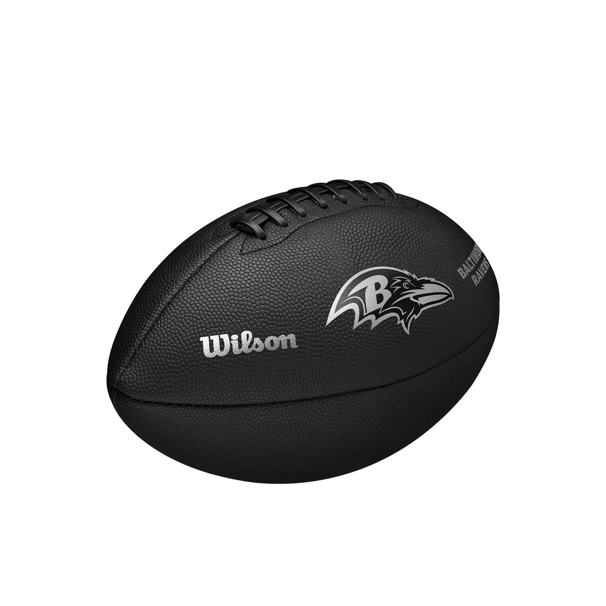 Wilson Nfl Team Metallic Premiere Football - Official Size, Baltimore Ravens