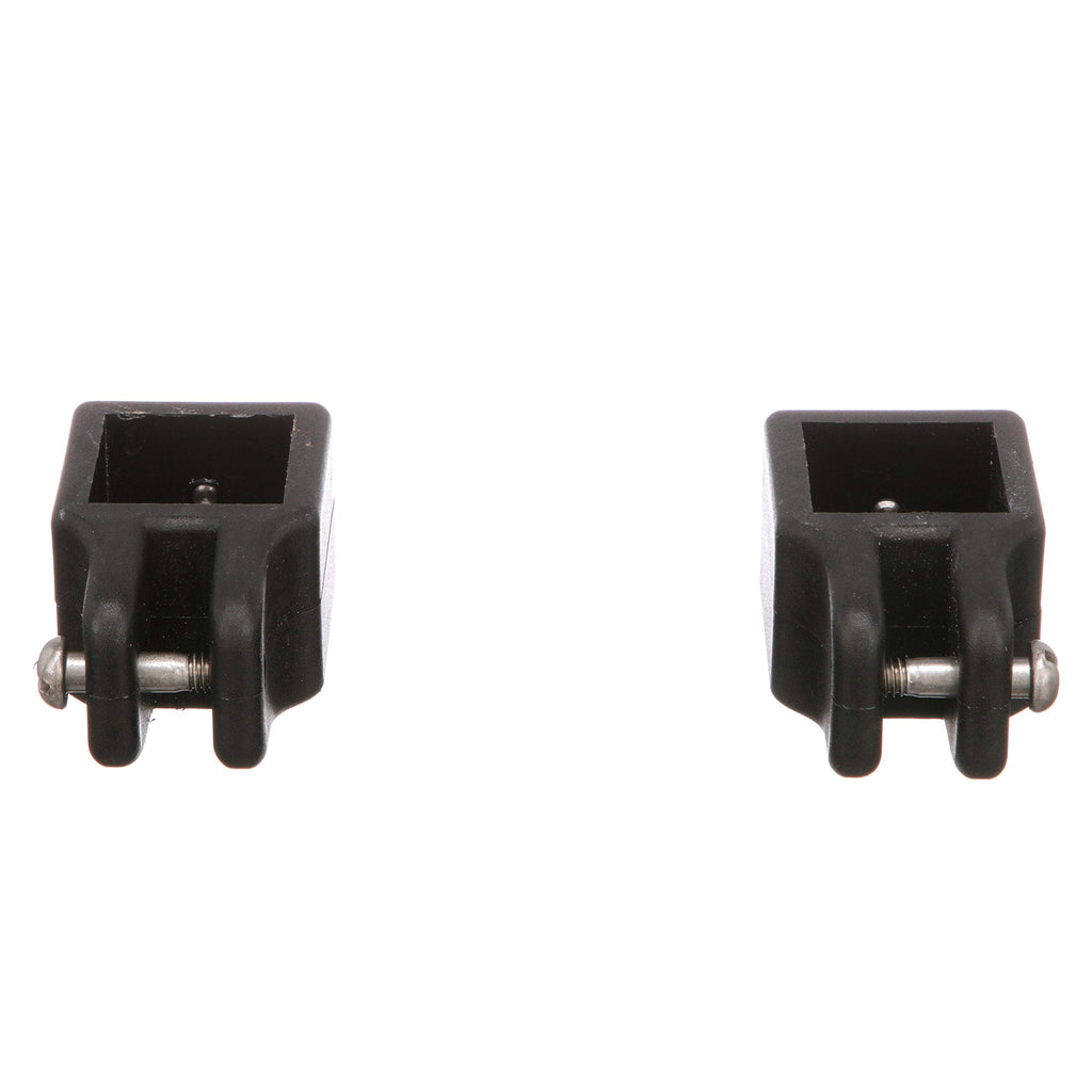 Seachoice Square Jaw Slide For 1 In. Square Tube Bimini Tops, Black Nylon, Pack Of 2