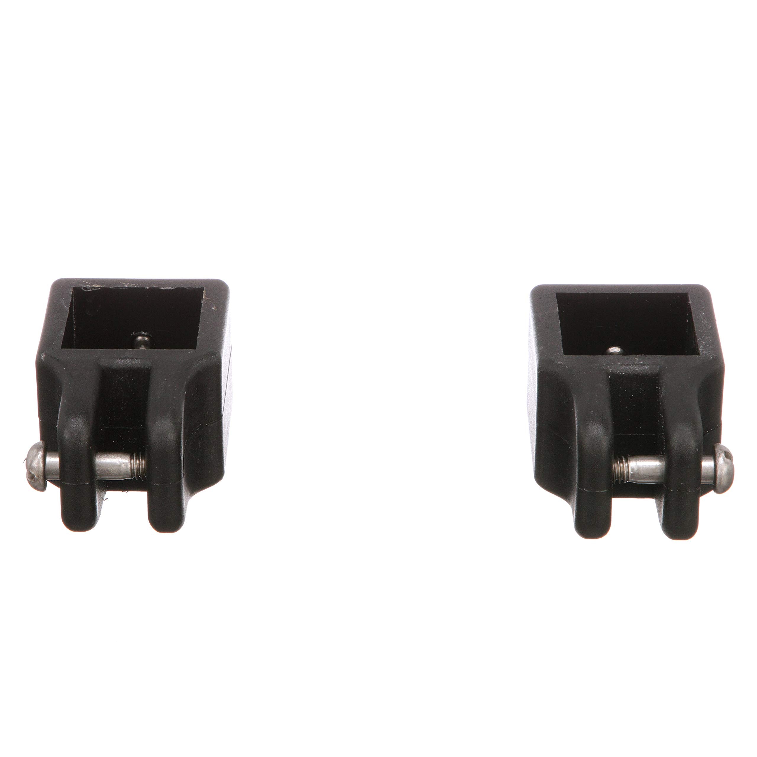 Seachoice Square Jaw Slide For 1 In. Square Tube Bimini Tops, Black Nylon, Pack Of 2