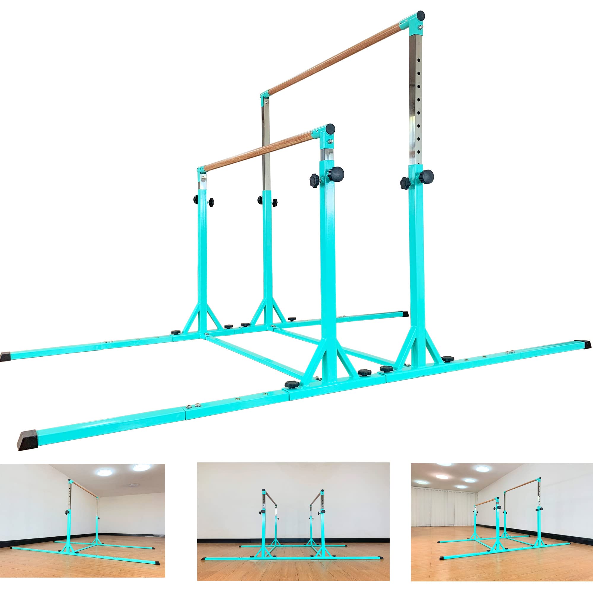 Marfula Gymnastics Double Horizontal Bars 3Play Gymnastic Parallel Bars Uneven Bars Gymnastics Training Bar With 304 Stainless S