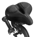 Oversized Comfort Seat Cushion Compatible With Peloton, Spin Bike, Road Or Exercise Bikes, Bicycle Wide Saddle Replacement For M