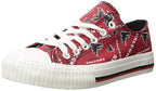 FOCO Atlanta Falcons NFL Womens Glitter Low Top Canvas Shoes - 10