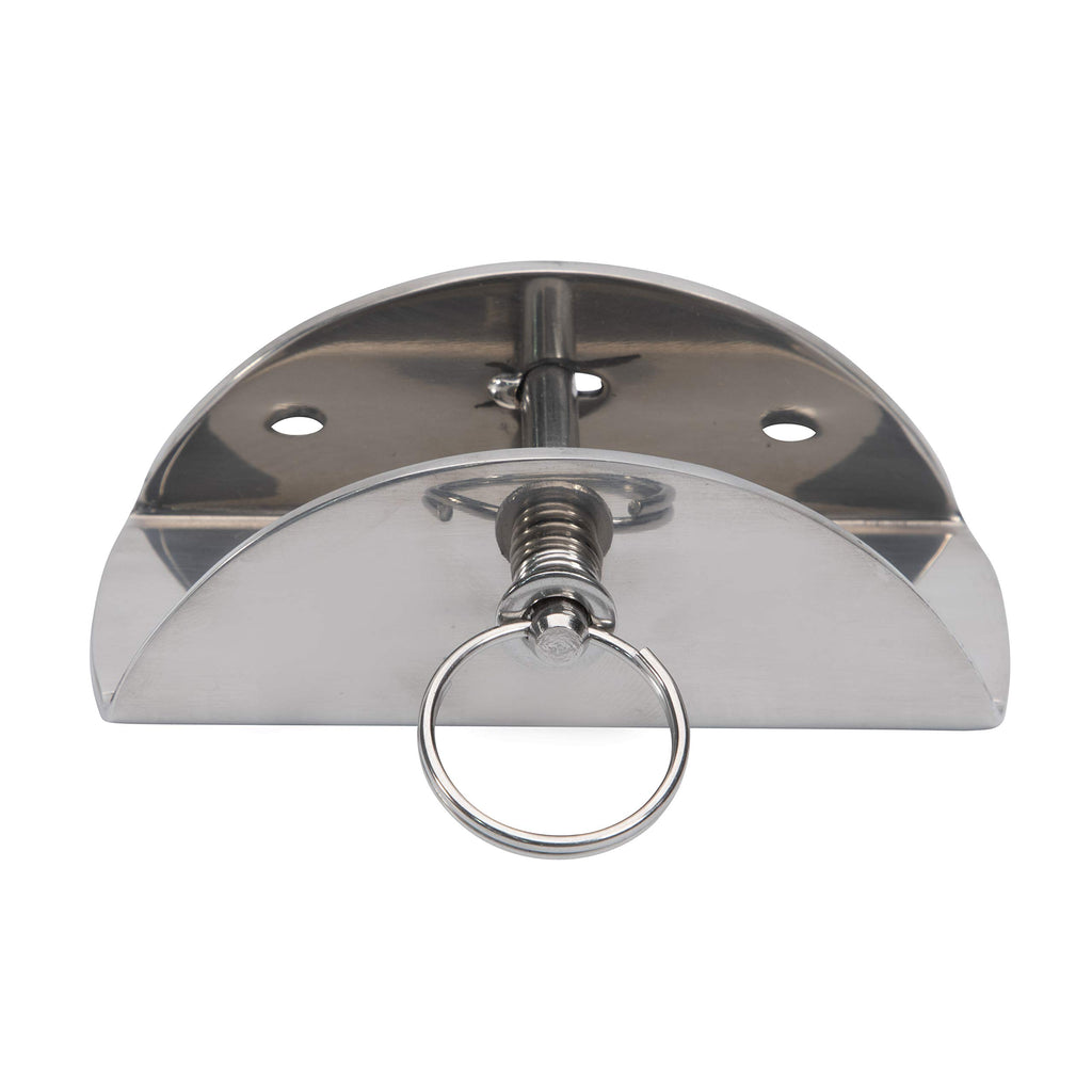 Lewmar Boat Anchor Lock For Anchors Up To 55 Lbs., Stainless Steel, For 3/8'' Chains Or Shackles, Fits Bow Rollers On Boats 20-5