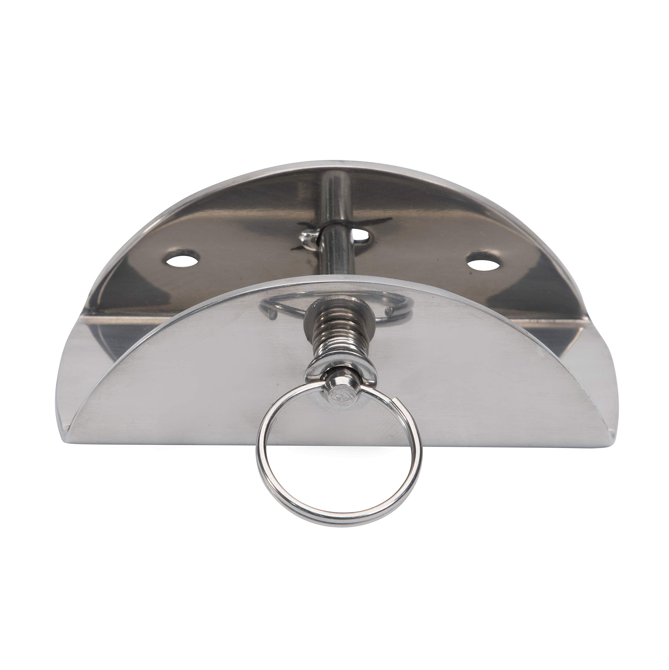 Lewmar Boat Anchor Lock For Anchors Up To 55 Lbs., Stainless Steel, For 3/8'' Chains Or Shackles, Fits Bow Rollers On Boats 20-5