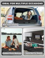 Umbrauto Suv Air Mattress For Car Camping, Back Trunk Sleeping Airbed With Pump For 4Runner, Outback, Forester, Cherokee, Rav4,