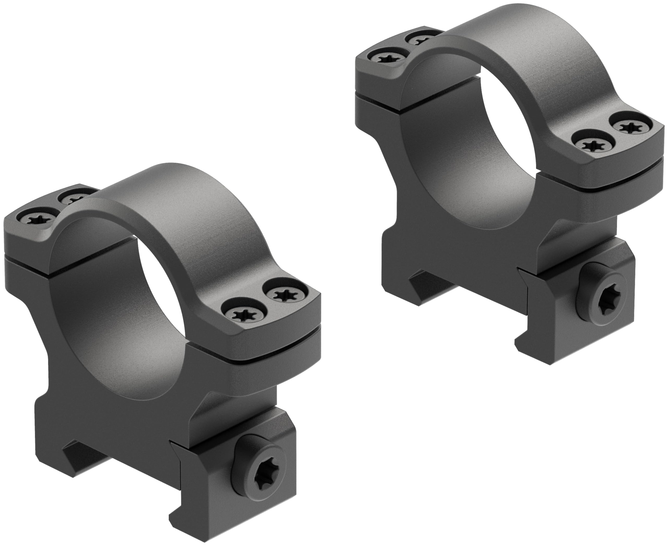 Leupold BackCountry Cross-Slot Scope Rings, 1 Med with a Matte finish
