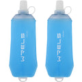 WRELS 200ml/350ml/500ml Collapsible Soft Flask,BPA Free Folding Soft Water Bottle with Hanging Ring,Lightweight TPU Hydration Fl