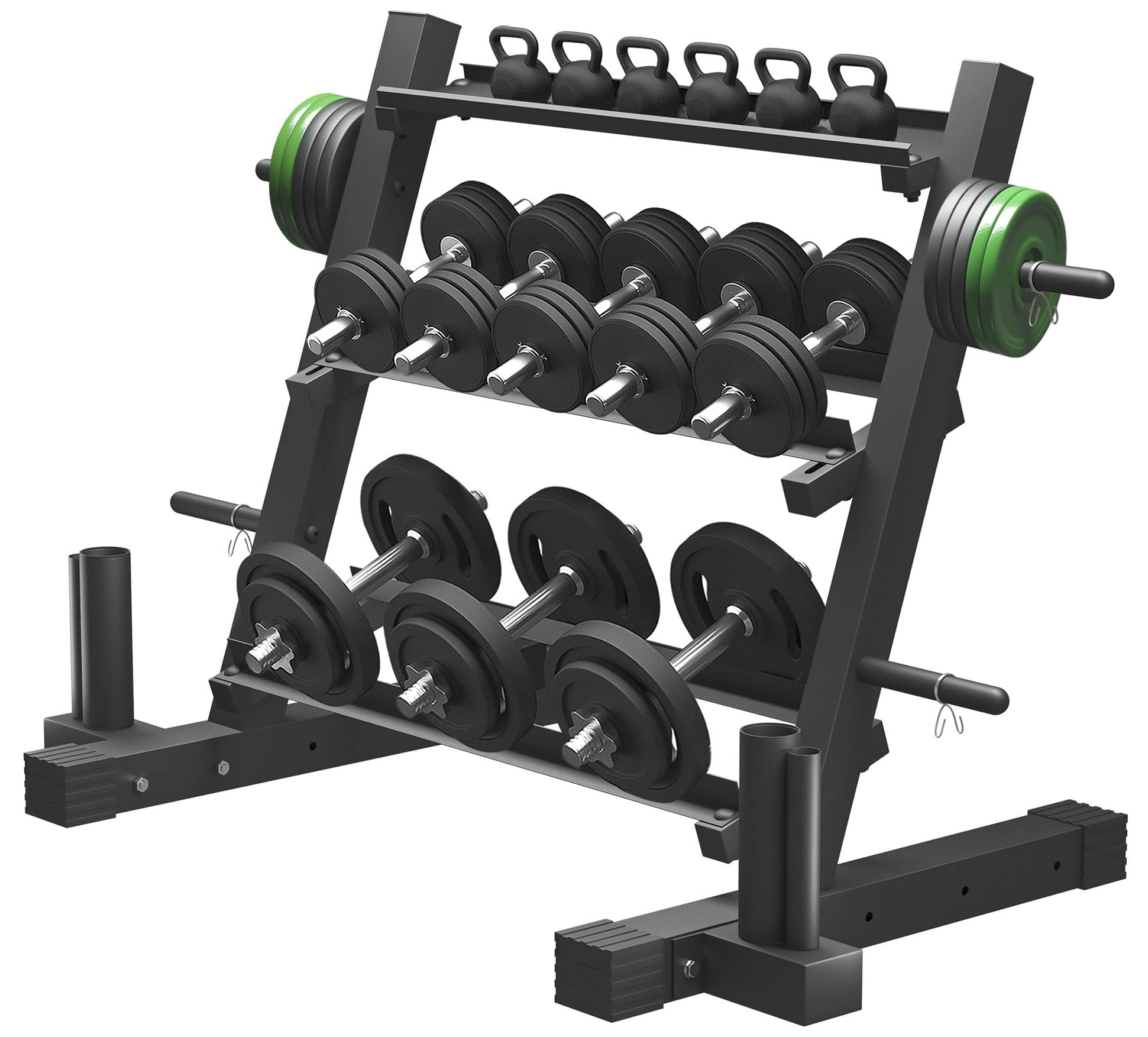 Dumbbell Rack Fitness 3 Tier Dumbbell Weight Rack Heavy Duty Multifunctional Weight Stand For Home Gym Suitable For Storage Of D