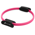 Prosourcefit Pilates Resistance Ring 14 Dual Grip Handles For Toning And Fitness-Pink