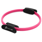 Prosourcefit Pilates Resistance Ring 14 Dual Grip Handles For Toning And Fitness-Pink