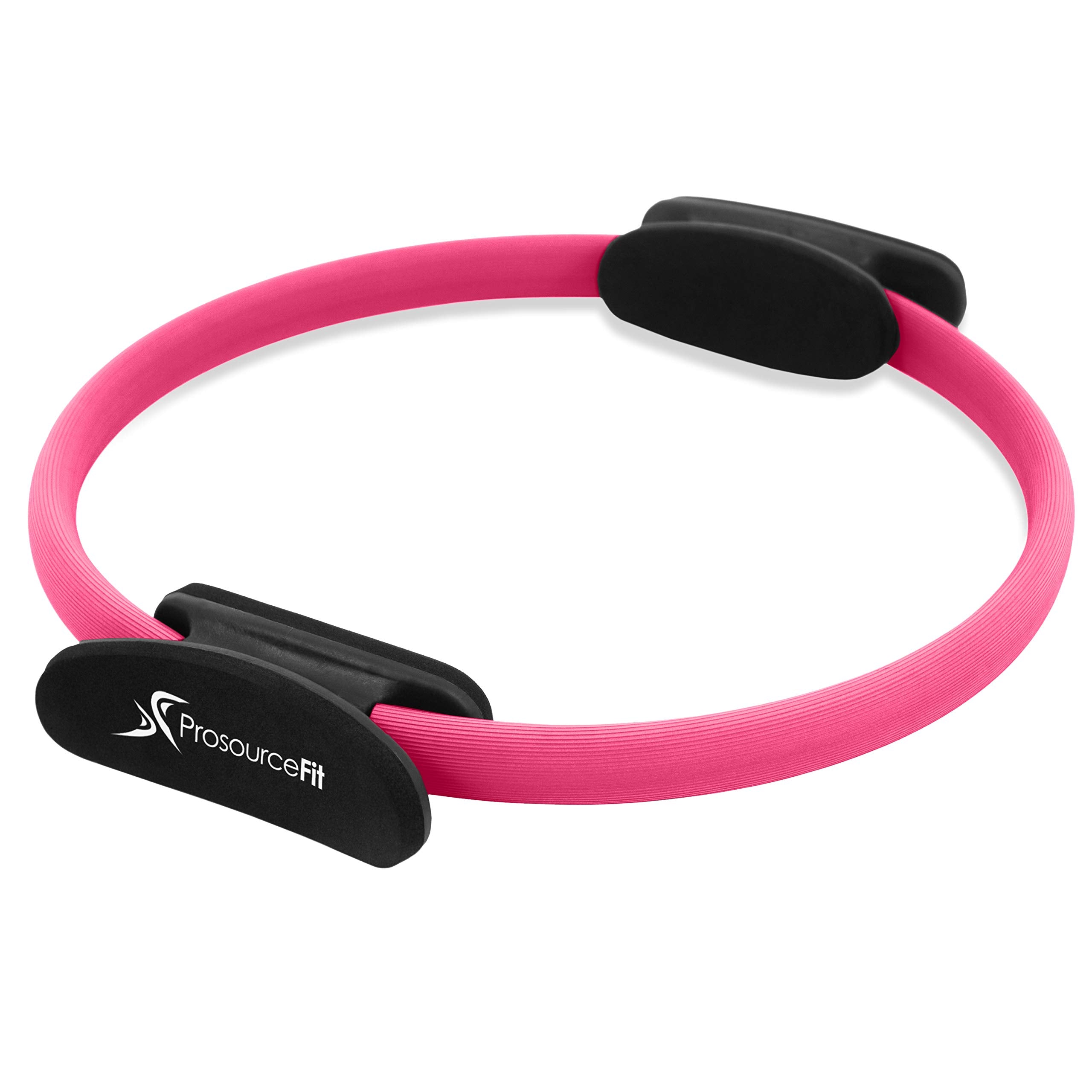 Prosourcefit Pilates Resistance Ring 14 Dual Grip Handles For Toning And Fitness-Pink