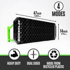 QuickPlay Replay Station XL 4-in-1 Soccer Rebounder Board - Portable Rebound Board for Backyard - Dual Surface, Dual Angle Socce