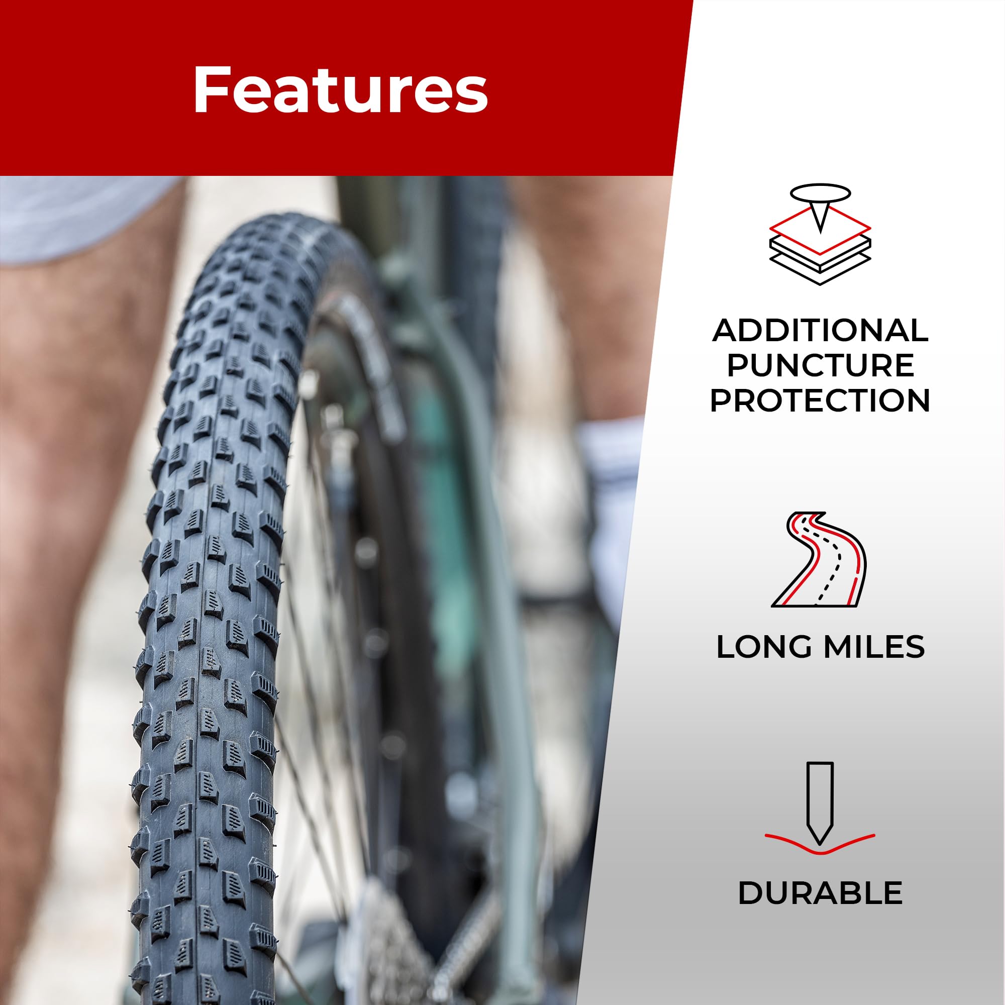 Fincci Marudo Pair 29 X 210 Inch Bike Tire 52-622 Foldable Tires With 1Mm Anti Puncture Proof Protection For Mtb Mountain Gravel