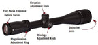 Vortex Optics CF2-31015 Vortex Crossfire 2 4-12x44 Riflescope Deadhold BDC MOA , Black