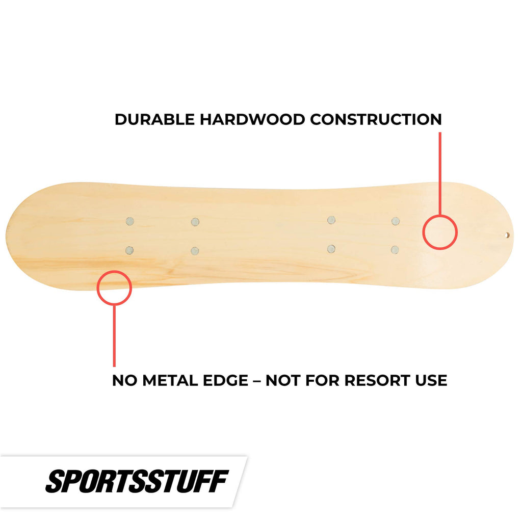 Sportsstuff Snow Ryder 130 Cm  Beginners Board, Hardwood Construction, Easy Adjustment, Blue
