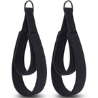 Tobwolf 2Pcs Pilates Double Loop Straps For Reformer, Feet Fitness Equipment Straps, Double Padded D-Ring Loops, Yoga Double Loo