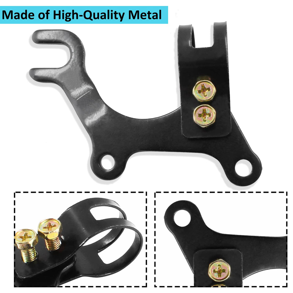 Qjaiune 0.87 Inch / 22Mm Mountain Bike Disc Brake Frame Adapter Mounting Holder, Bicycle Disc Brake Conversion Brackets Suitable