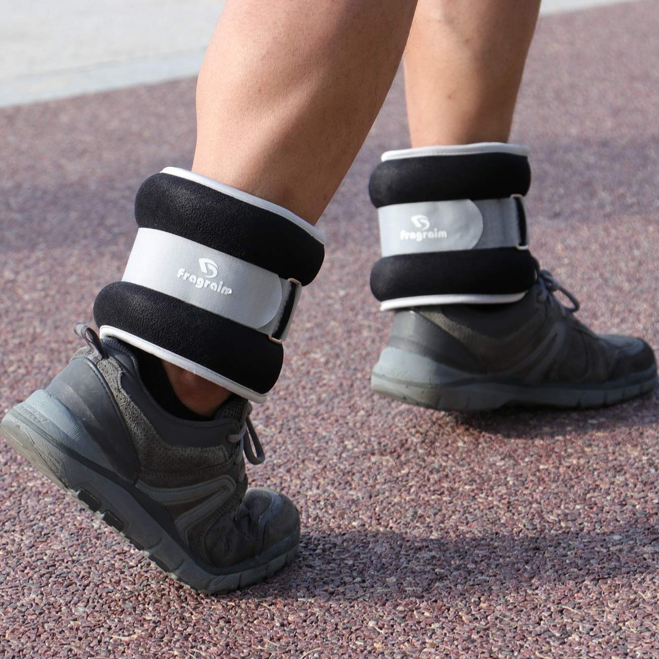 Ankle Weights For Women, Men And Kids - 5 Lbs X 2 Strength Training Wrist/Leg/Arm Weight With Adjustable Strap For Jogging, Gymn