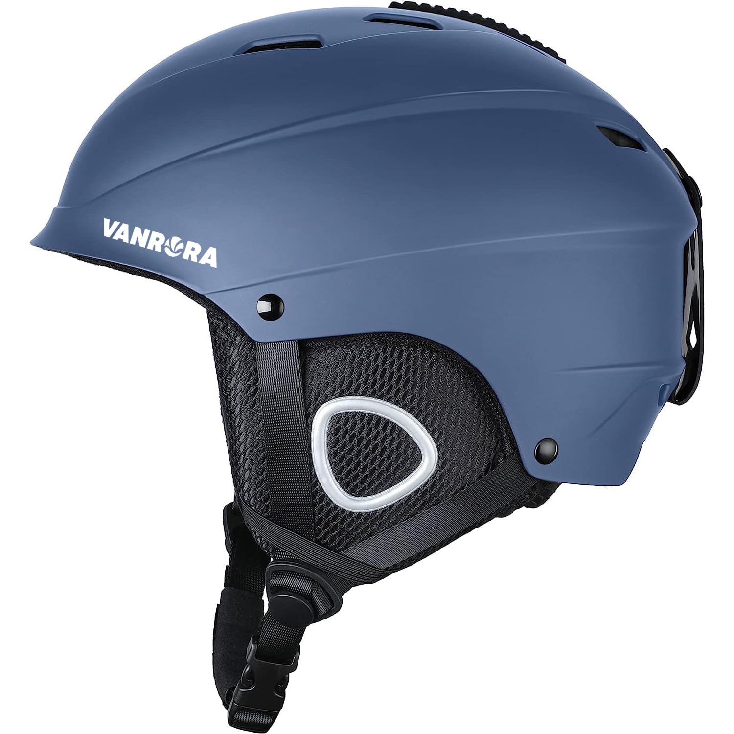 VANRORA Ski Helmet, Snowboard Helmet - Navy Blue, L