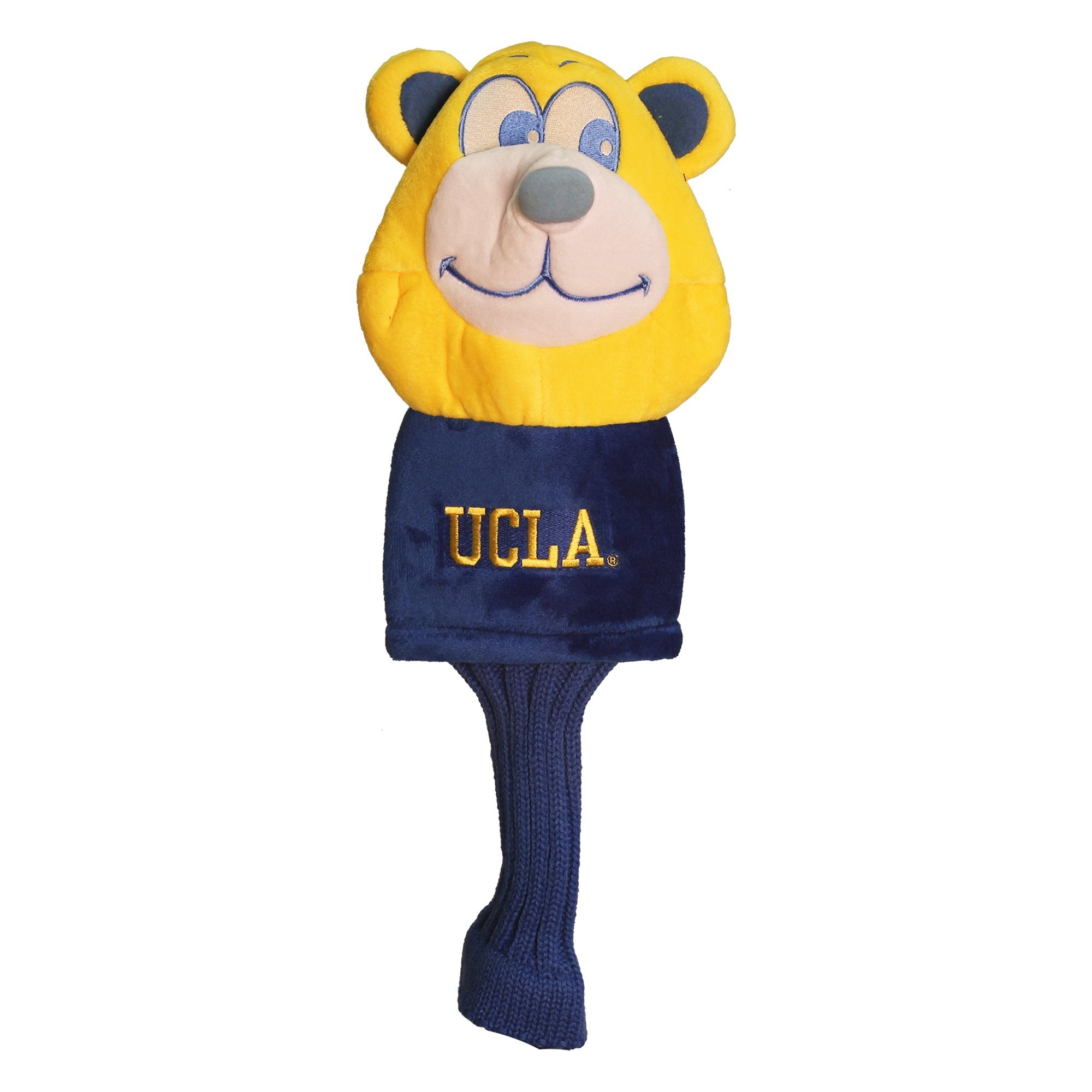Team Golf Ncaa Ucla Bruins Mascot Head Cover Mascot Golf Club Headcover, Fits Most Oversized Drivers, Extra Long Sock For Shaft