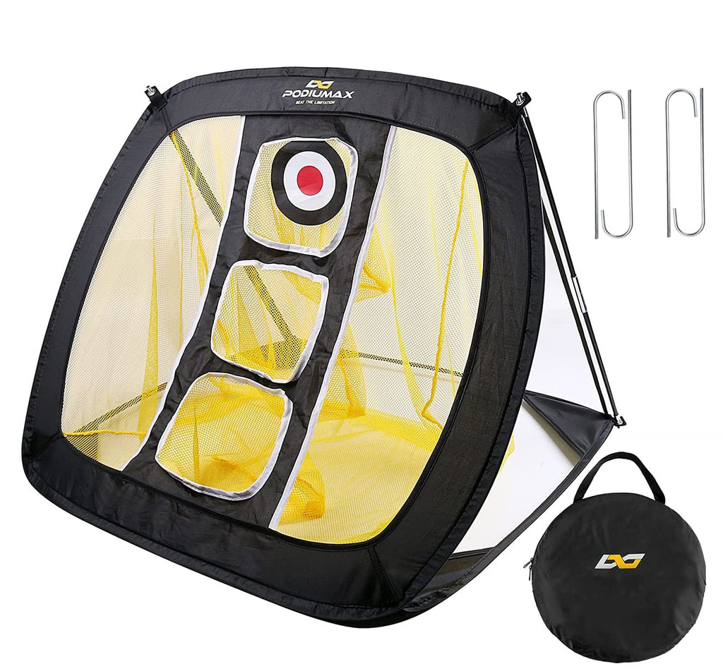 Podiumax Pop Up Golf Chipping Net, Indoor/Outdoor Golfing Target Net For Accuracy And Swing Practice