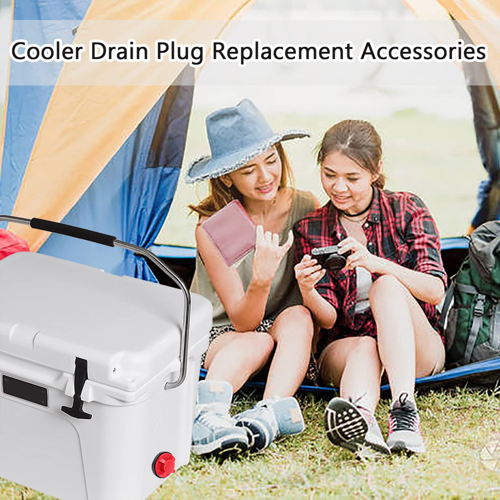 Cooler Drain Plugs Compatible With Yeti'S Line Of Roadie, Tundra, And Tank Coolers And Rtic Coolers Leak-Proof Accessories,Pack