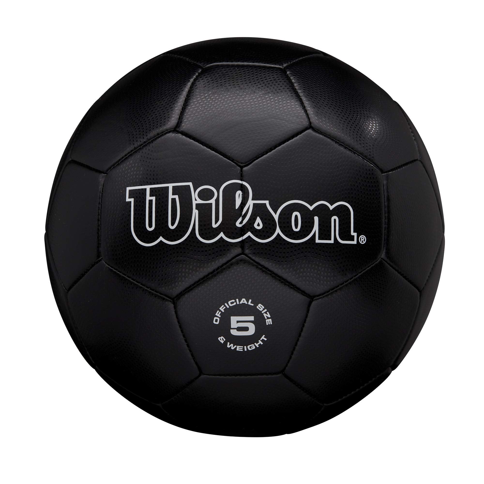 Wilson Traditional Soccer Ball - Size 5, Black