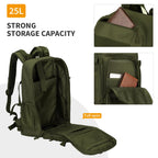 Huntvp Tactical Backpack Military Molle Backpack Hunting Rucksack Gear Assault Pack 25L Wr