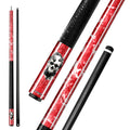 CUEBOTS CGC3 Pool Cue Stick,Glass Fiber Pool Cue, 3/8-10 Joint, Glossy Crocodile Leather Grip, 12.5mm Tip, 58    Billiards Cue