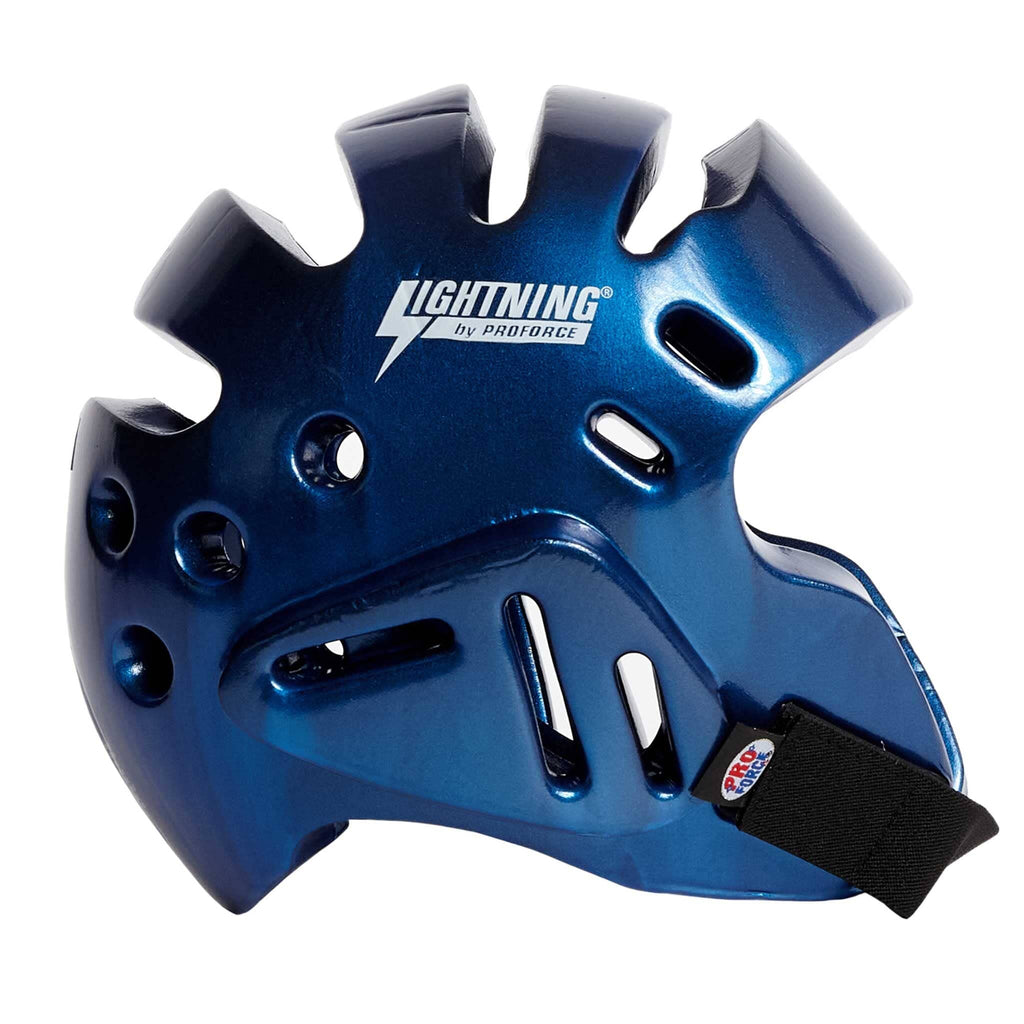 Pro Force Lightning Sparring Headgear - Blue - Large