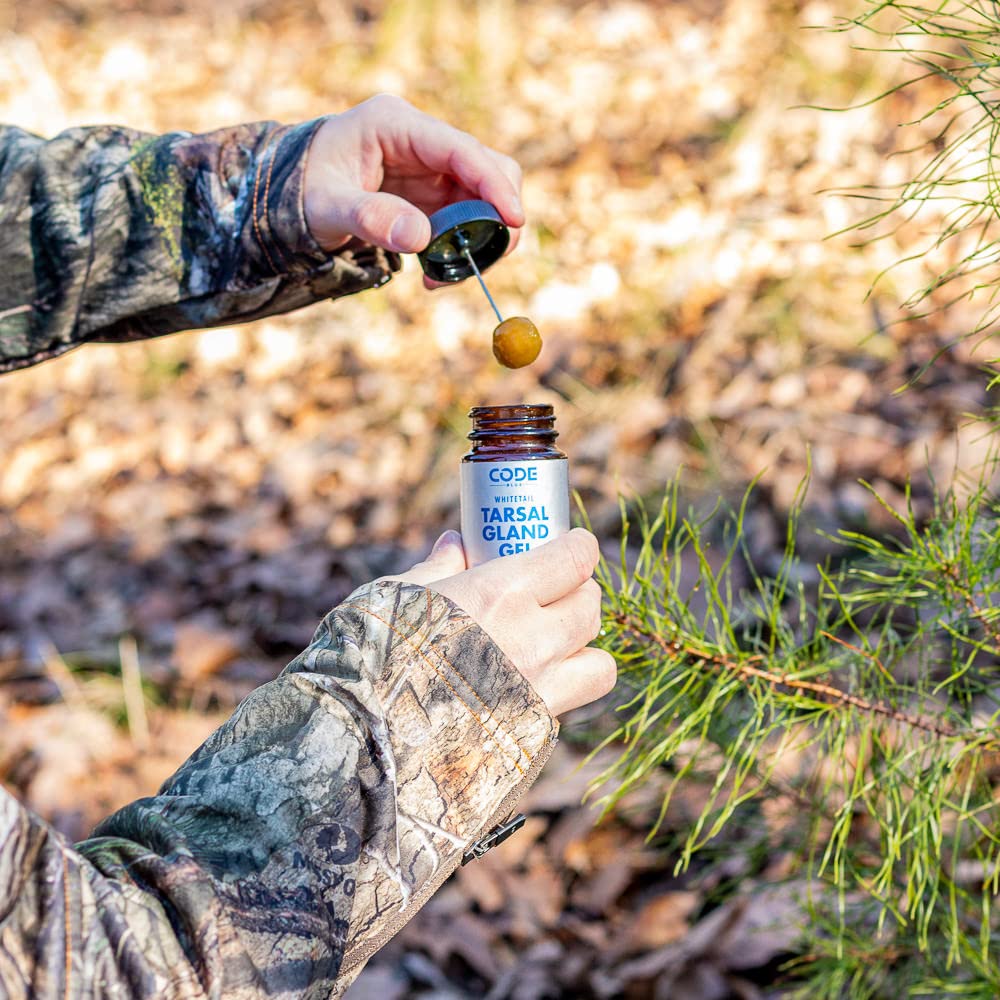 Code Blue Whitetail Tarsal Gland Gel - Concentrated Deer Attractant & Hunting Scent to Ignite Buck Dominance