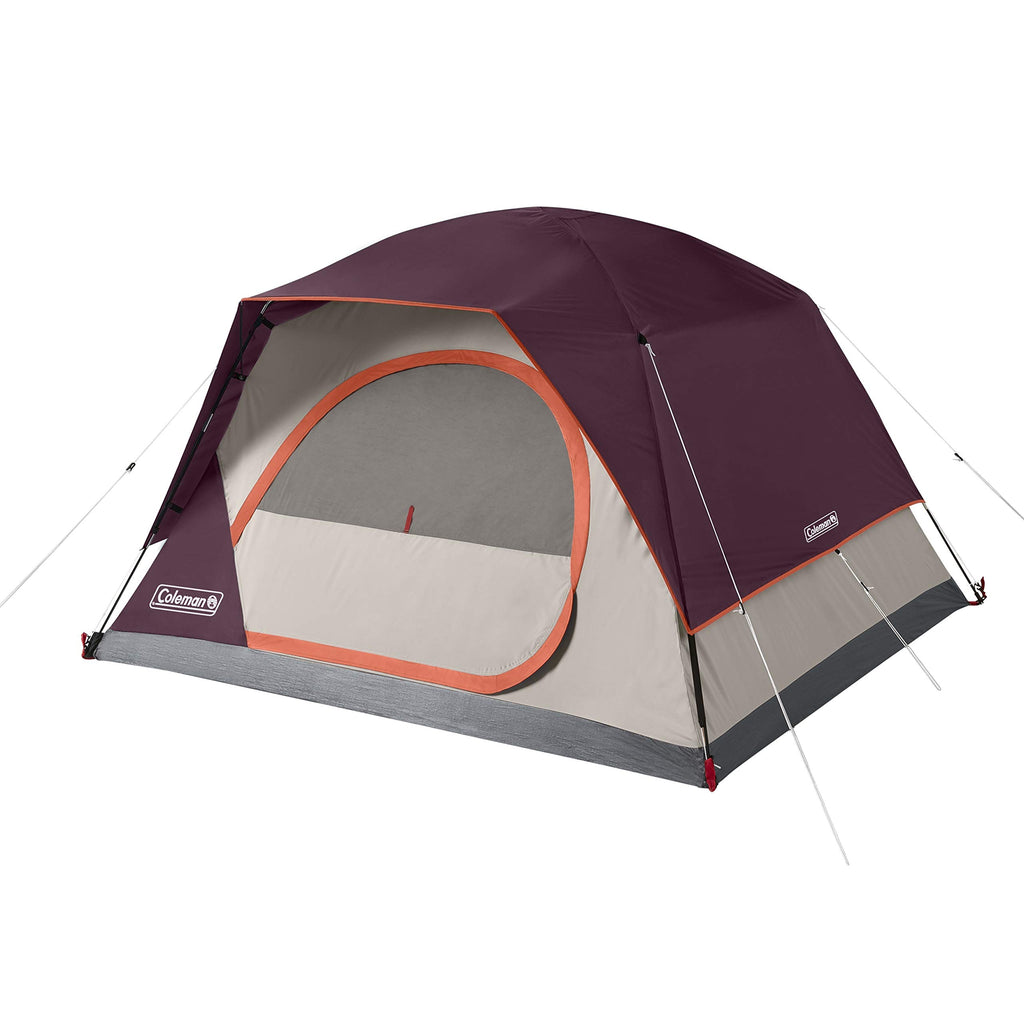 Coleman Skydome Camping Tent | 4 Person, Blackberry