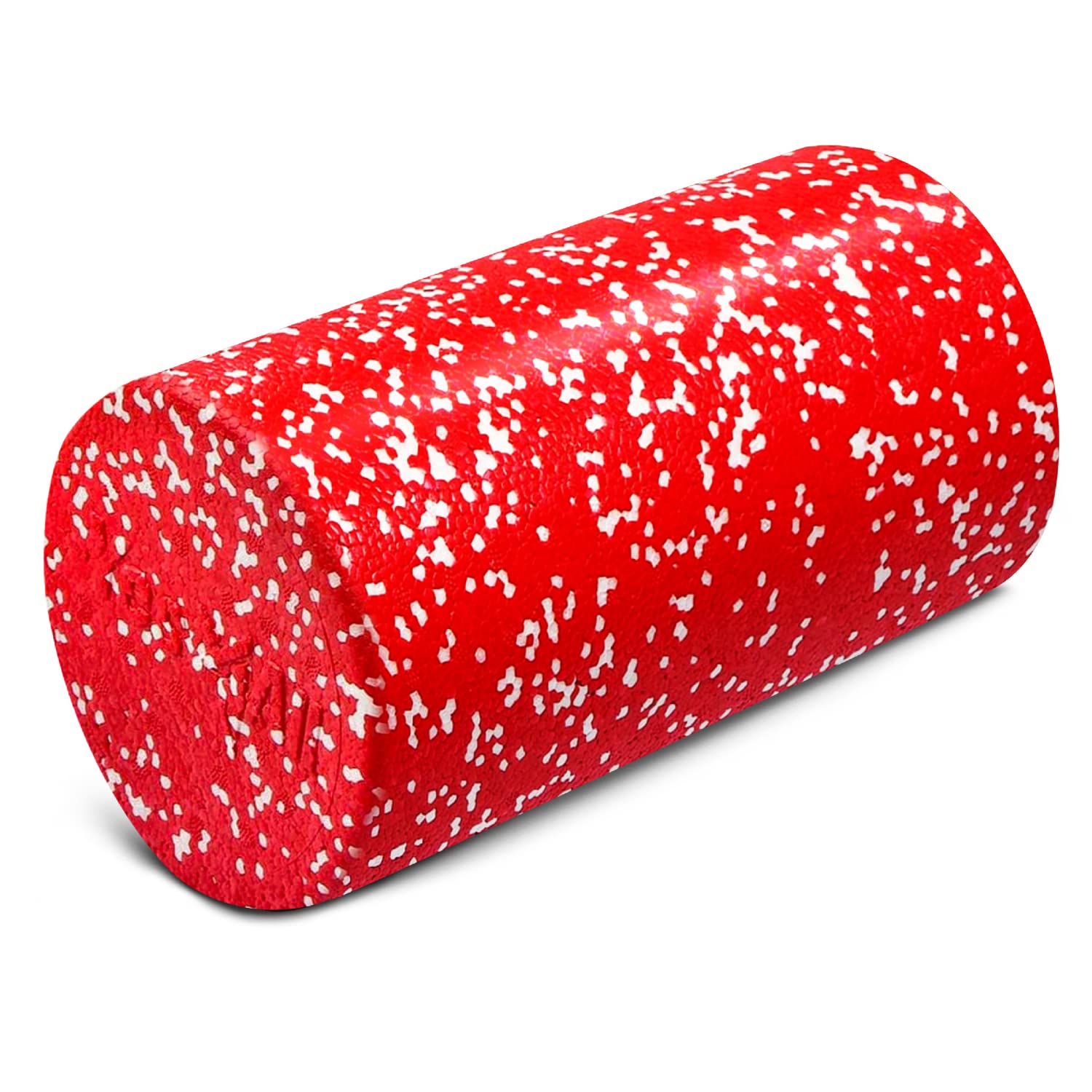 Yes4All High Density Foam Roller For Back, Variety Of Sizes & Colors For Yoga, Pilates - Red Snow - 12 Inches