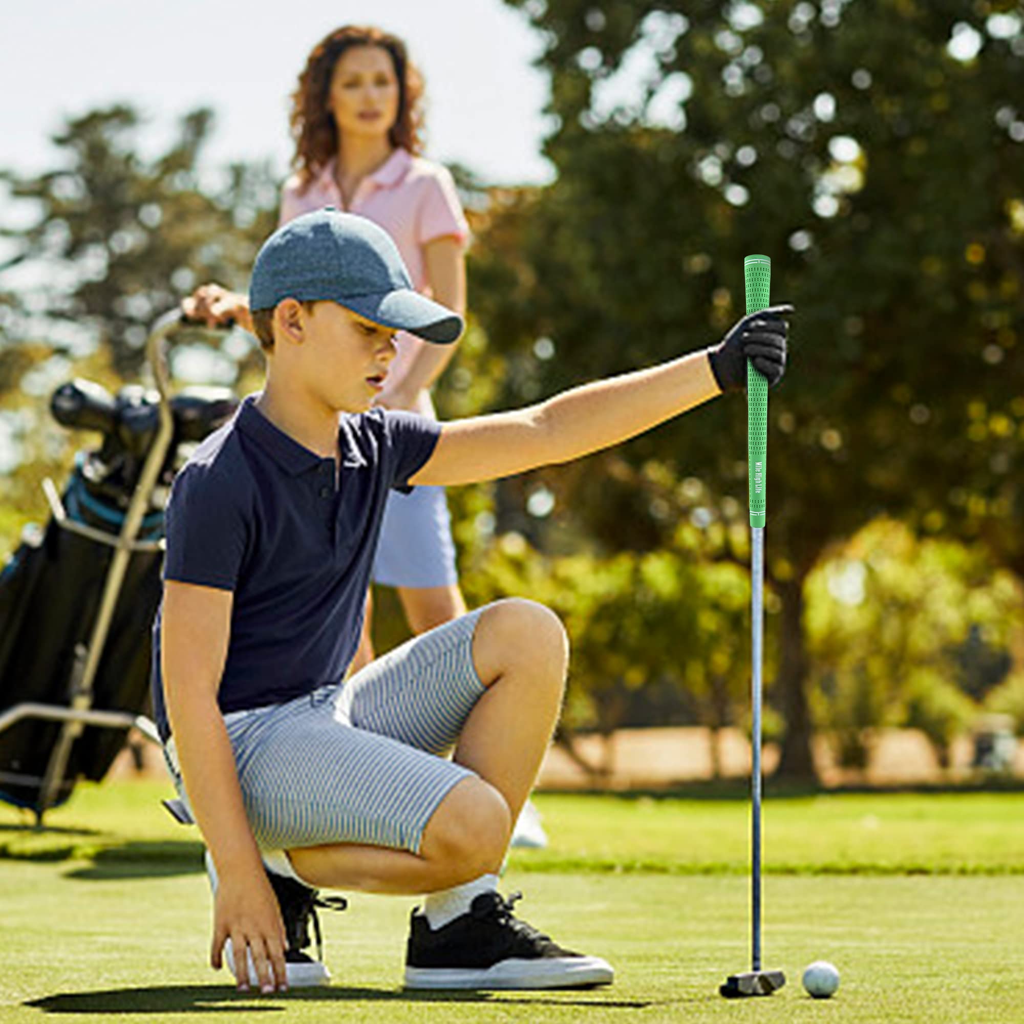 Mile High Life Golf Grips  Standard Golf Club Grips  3 Pack Or 13 Pack Golf Grips Bundle  Entry Level Rubber Golf Grip For Men,