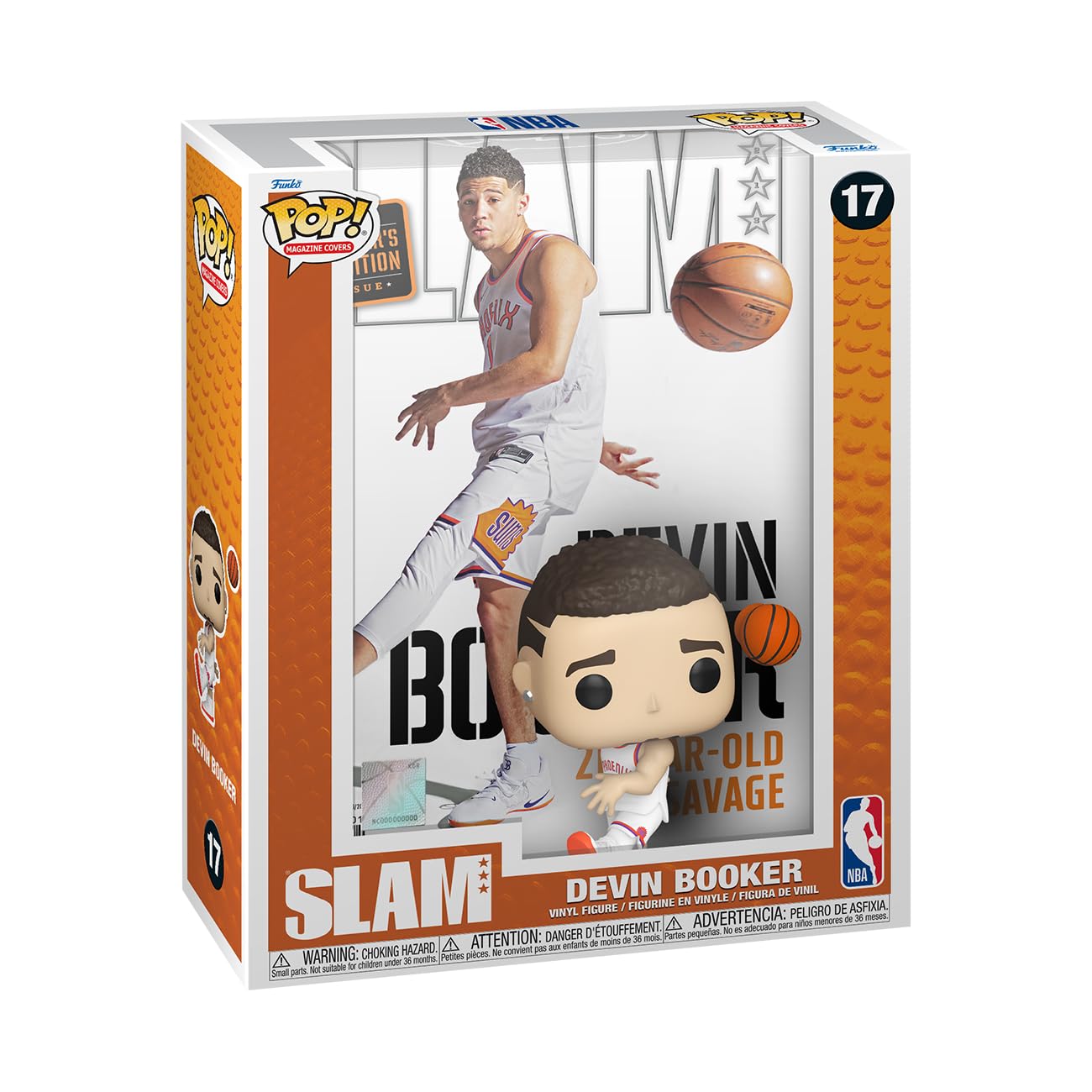 Funko POP! NBA Cover: Slam - Devin Booker - Collectable Vinyl Figure - Gift Idea - Official Merchandise - for Kids & Adults - Sp