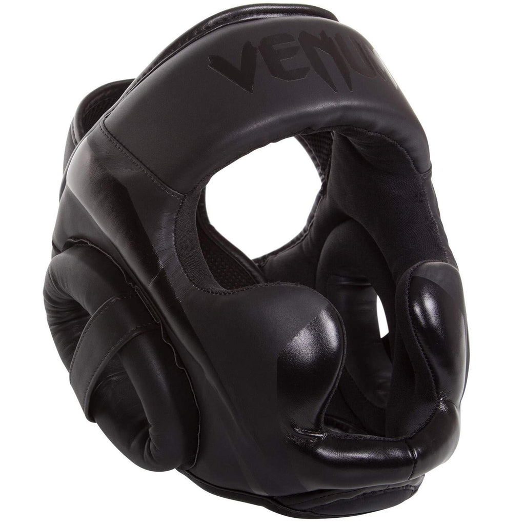 Venum Elite Headgear - Black/Black, One Size