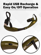 Pro Ears Stealth 28 Ear Buds, Electronic Noise Amplification, 28 Db Hearing Protection, Behind The Head, Hunting & Shooting, Ele