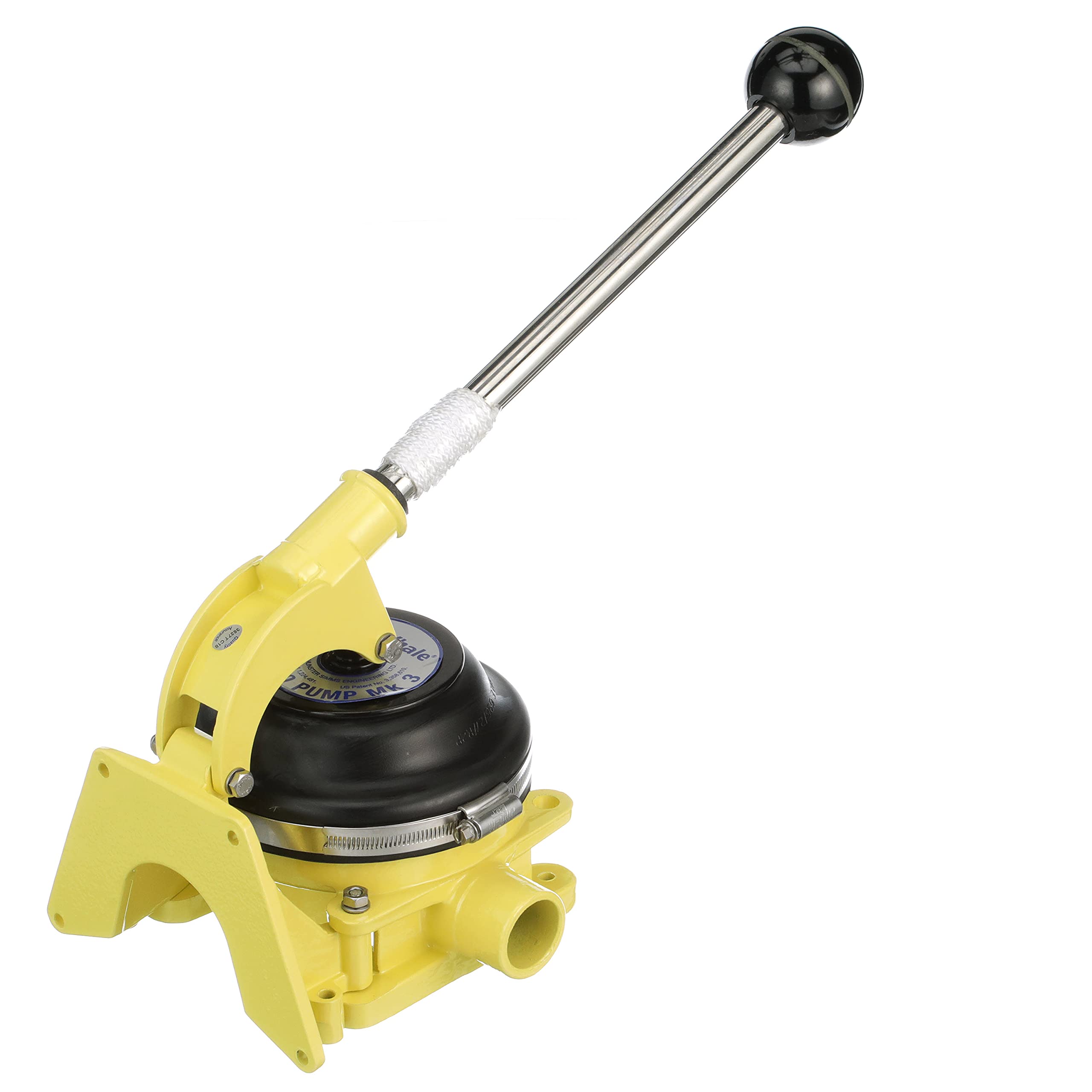 Whale Bp3708 Gusher 10 Mk3 Manual Bilge Pump, On-Deck/Bulkhead, Up To 17 Gpm Flow Rate, 1 -Inch Hose Connections, For Boats Over