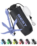 Best Marine And Outdoors Kayak Anchor, 3.5 Pound Anchor System Kit For Kayaks, Canoes, Sup Paddle Boards & Jet Skis, Fishing, Bo