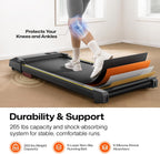 Urevo Walking Pad, Portable Under Desk Treadmill, 2.5 Hp Walking Treadmill Pad For Home And Office, Walking Jogging Running Mach