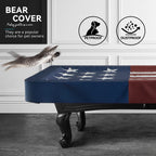 Bearcover Pool Table Cover, Waterproof Indoor/Outdoor Heavy Leatherette Pool Table Accessories, Billiards Accessories For Protec