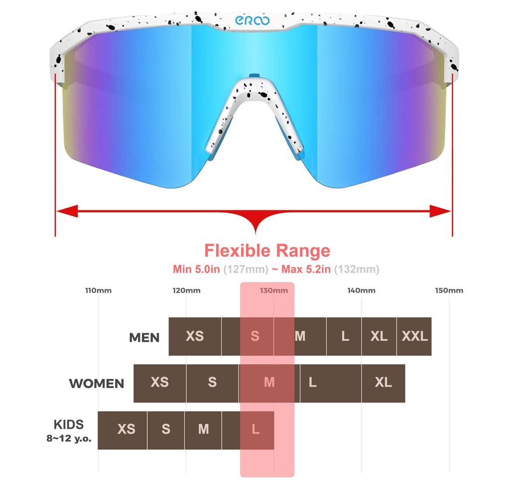Eazyrun Polarized Small Baseball Sunglasses For Youth Women Kids, Running Cycling Soft Ball Outdoor Sports