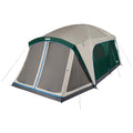 Coleman Skylodge 12-Person Camping Tent With Screen Room, Evergreen