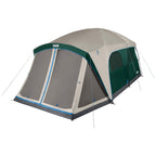 Coleman Skylodge 12-Person Camping Tent With Screen Room, Evergreen