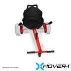 Hover-1 Falcon-1 Buggy Hoverboard Attachment Turbo Led Lights, Compatible With Most 6.5 & 8 Hoverboards, Hand-Operated Rear Whee