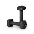 Tone Fitness 8 lb Neoprene Dumbbell Pair for Home Workouts - Non-Slip Design - Black