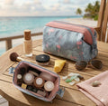 Cosmetic Toiletry Makeup Pouch With Portable Travel Multipurpose WaterResistant Zipper Makeup Brush Bags  Flamingo Jspf10