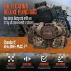Alps Outdoorz Deluxe Floating Blind Bag - Standard Size, Realtree Max-7 - Waterproof Hunting Duffel Bag, With Removable Dividers