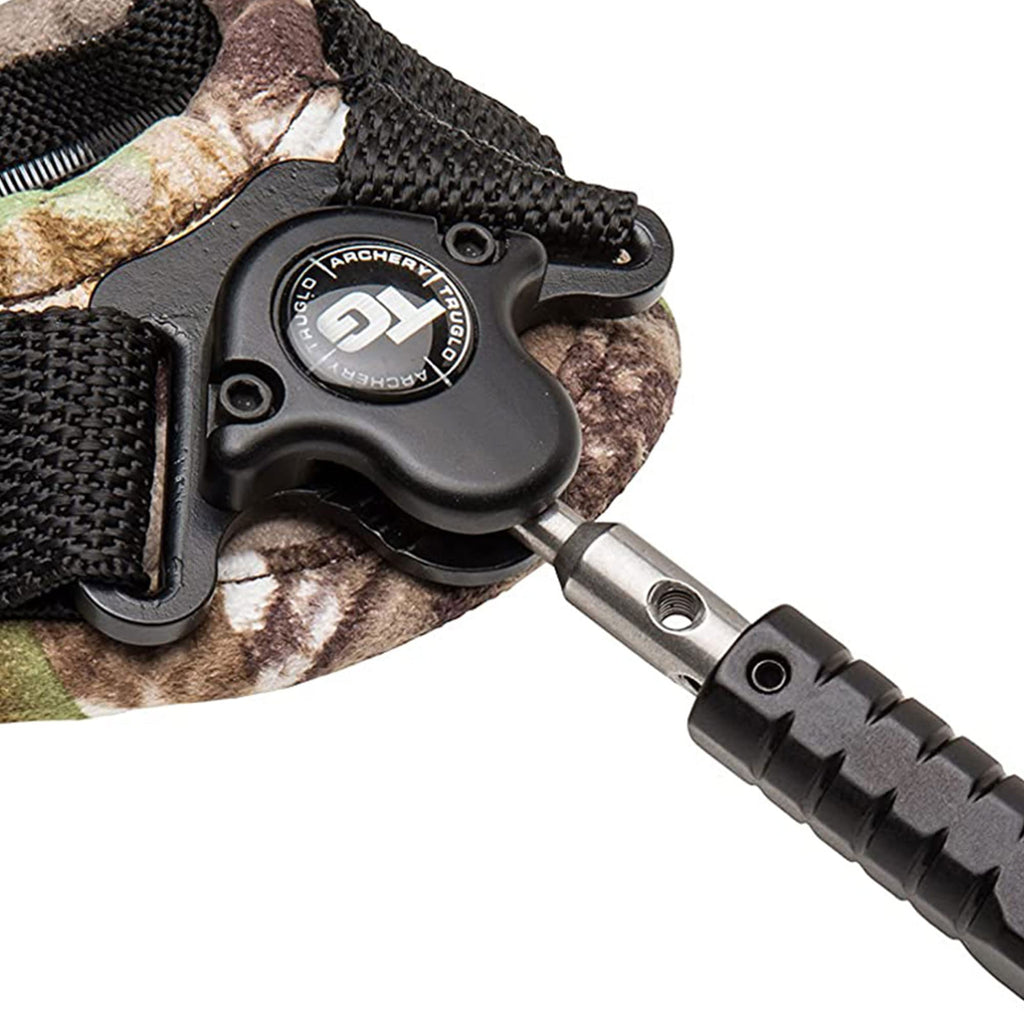 Truglo Detonator Ultra Hunting Dual Jaw Archery Bow Quick Release Wrist Strap With Stainless Steel Firing Mechanism And Adjustab